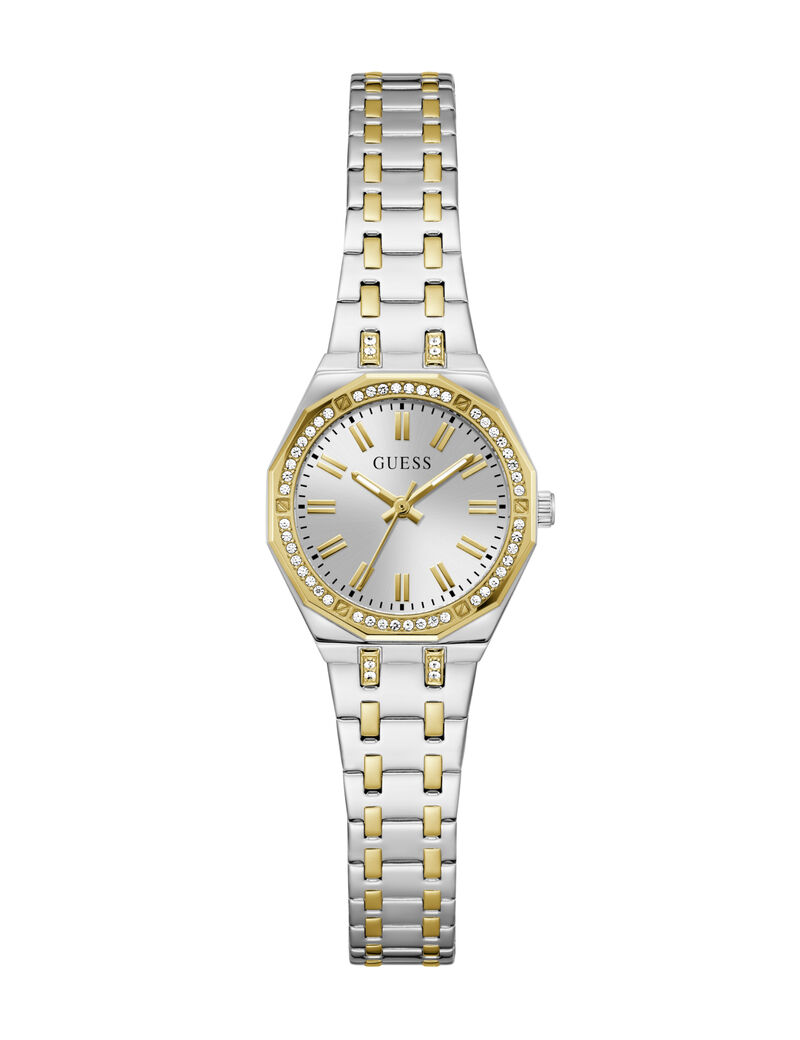 Ladies 2 Tone Round Analog Watch