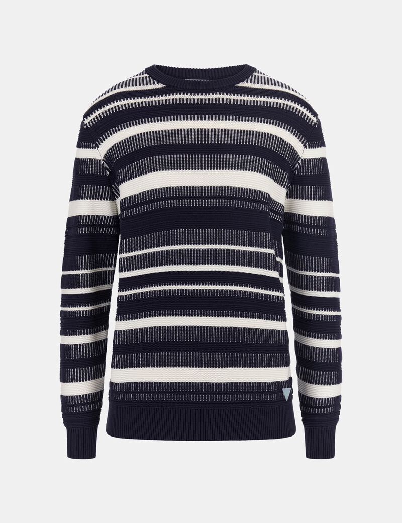 Regular-fit striped sweater