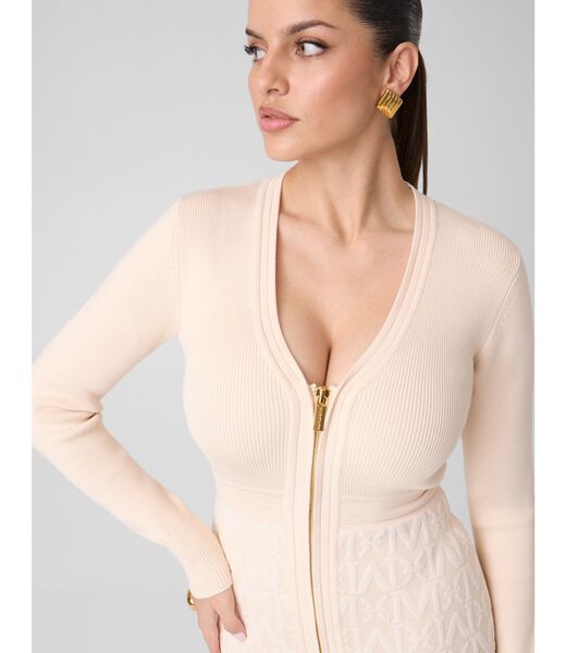 جيس marciano full zip mini dress