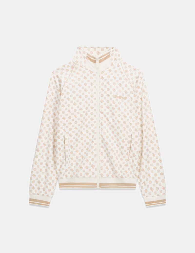 Full zip scuba sweatshirt