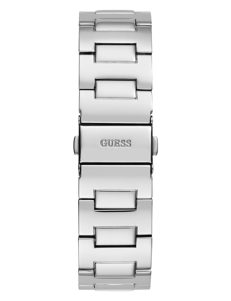 Stainless steel analogue watch