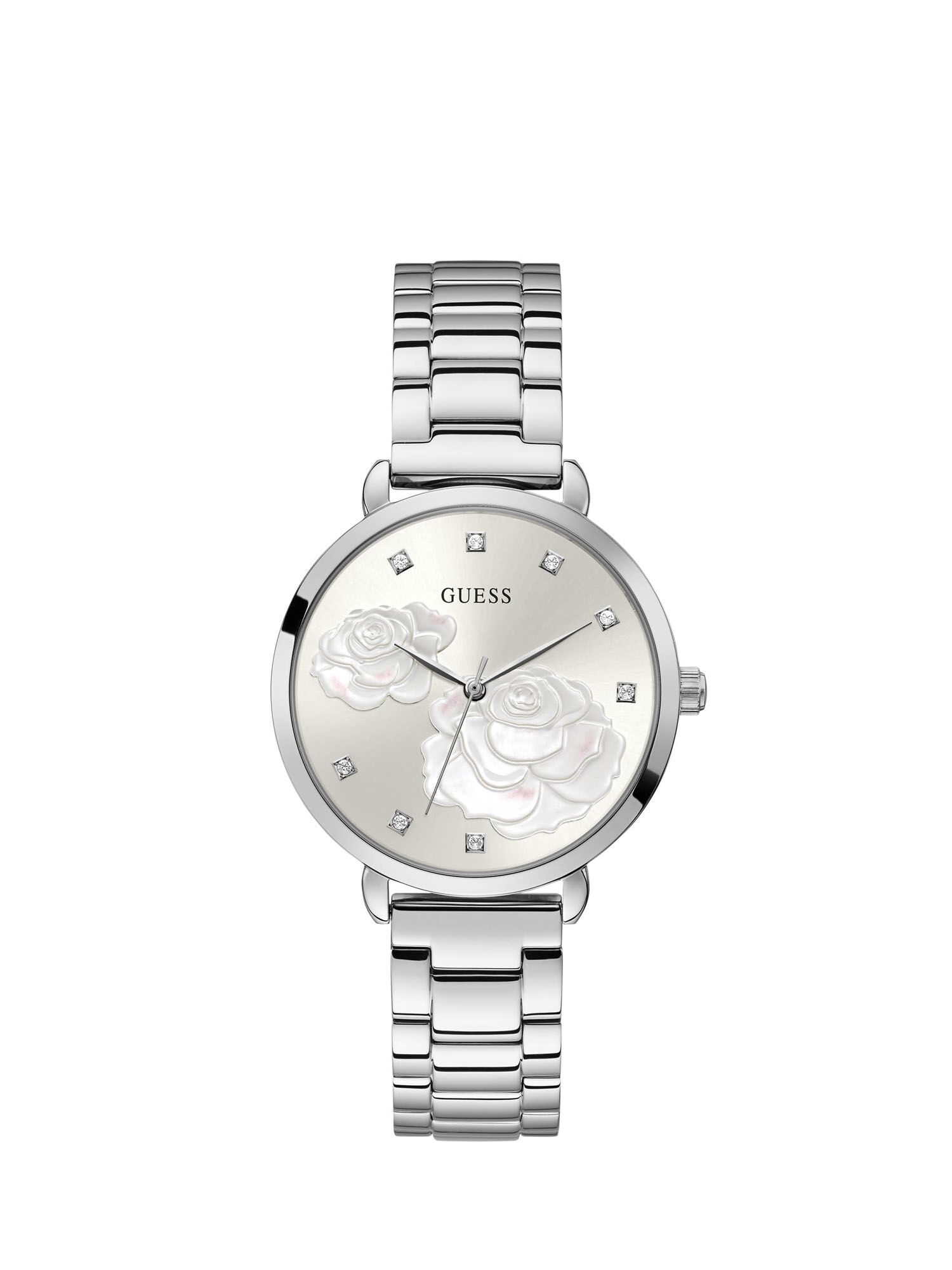 Guess watch silver crystal new arrivals