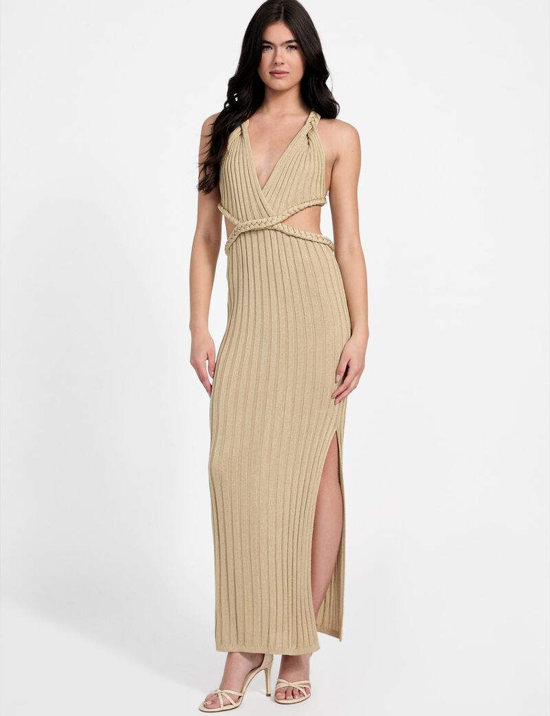 Bodycon maxi sweater dress