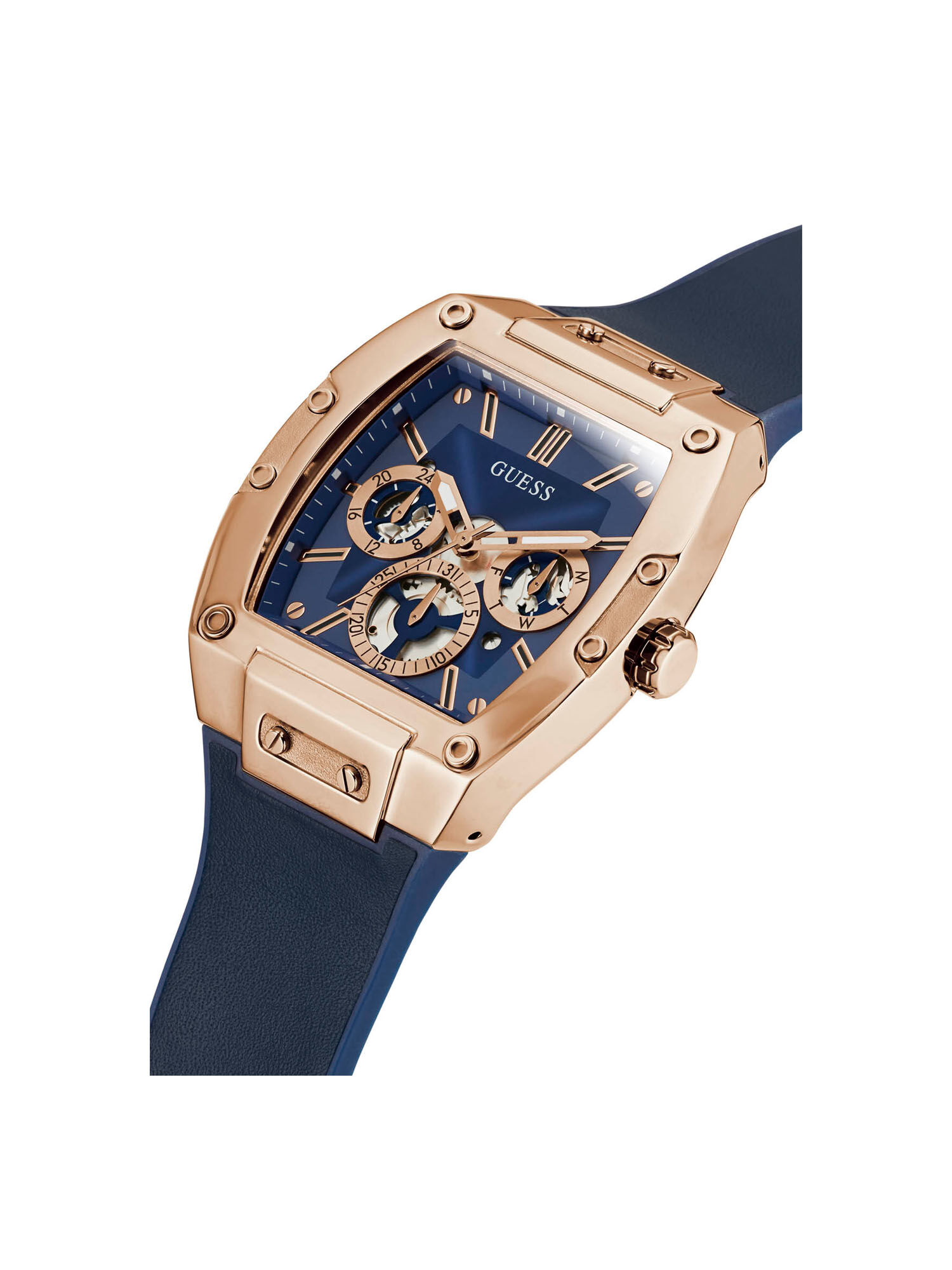 Guess gold blue watch 2025