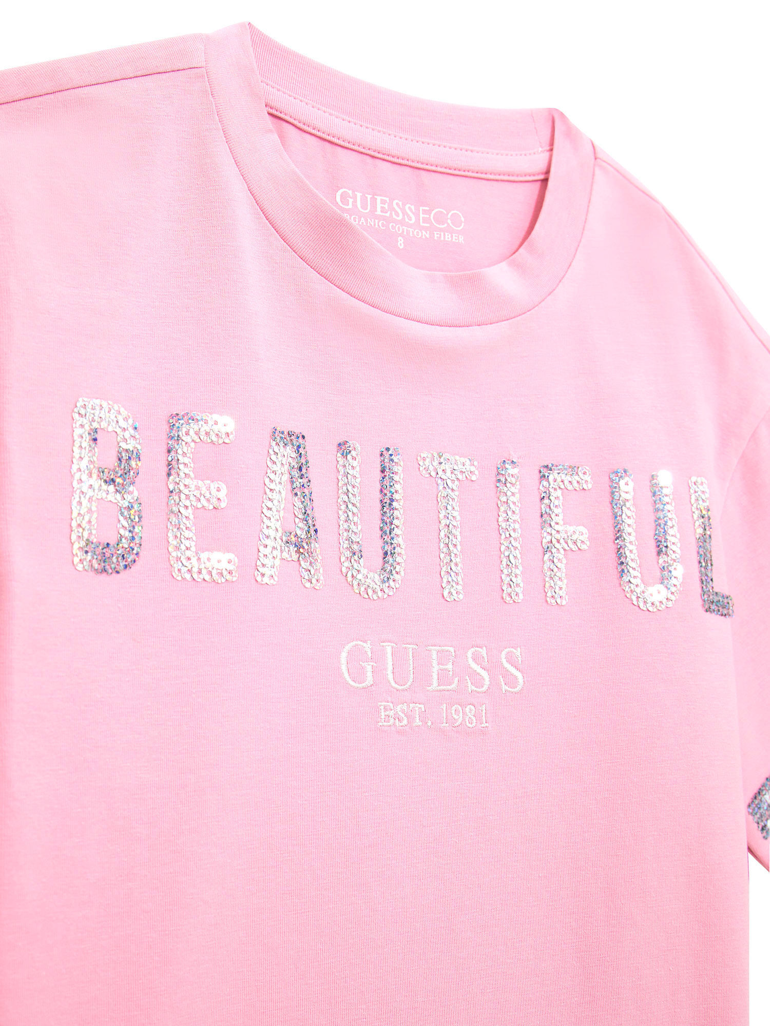 Shop GUESS Online Sequins t shirt