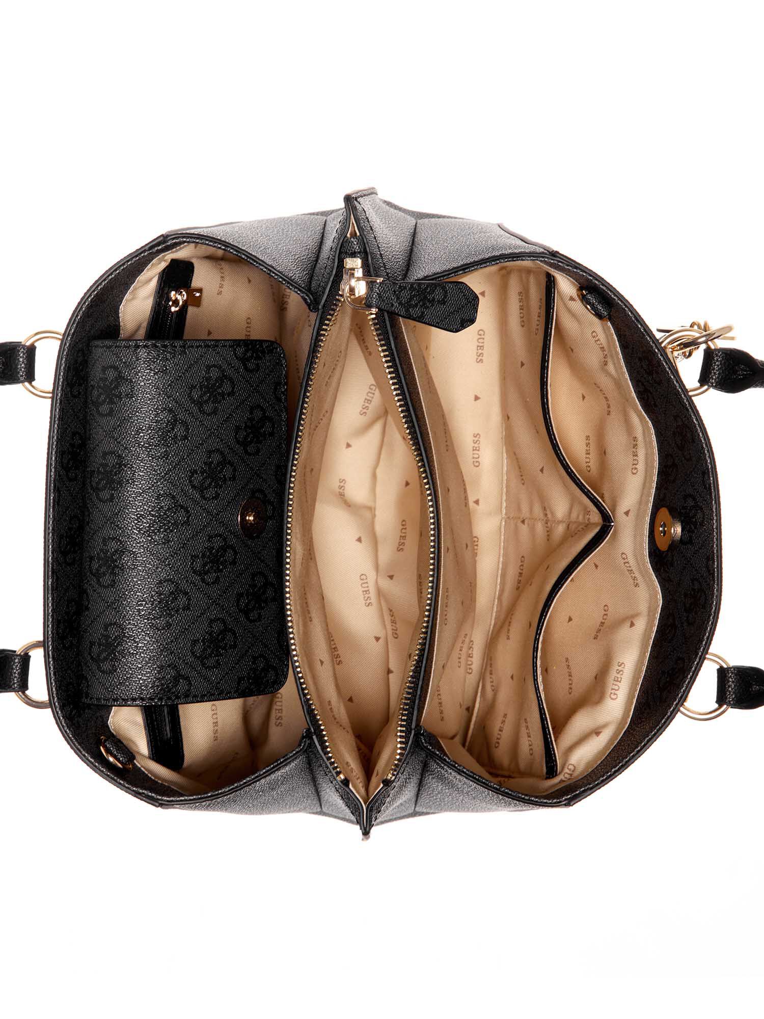 Sac à Main GUESS Noelle Girlfriend - PU Avec Logo 4G - Bandoulière Et Poignées - Taille Unique