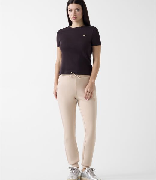 Triangle logo stretch t-shirt