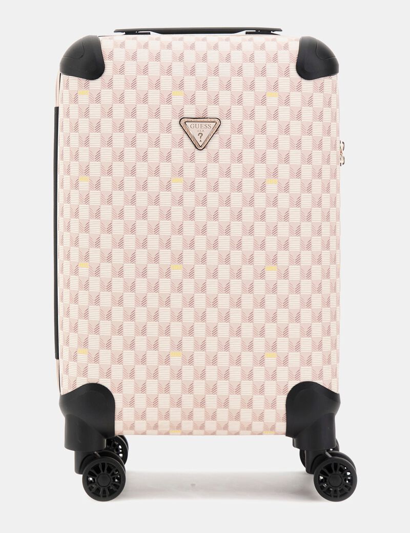 Wilder geometric-print small trolley