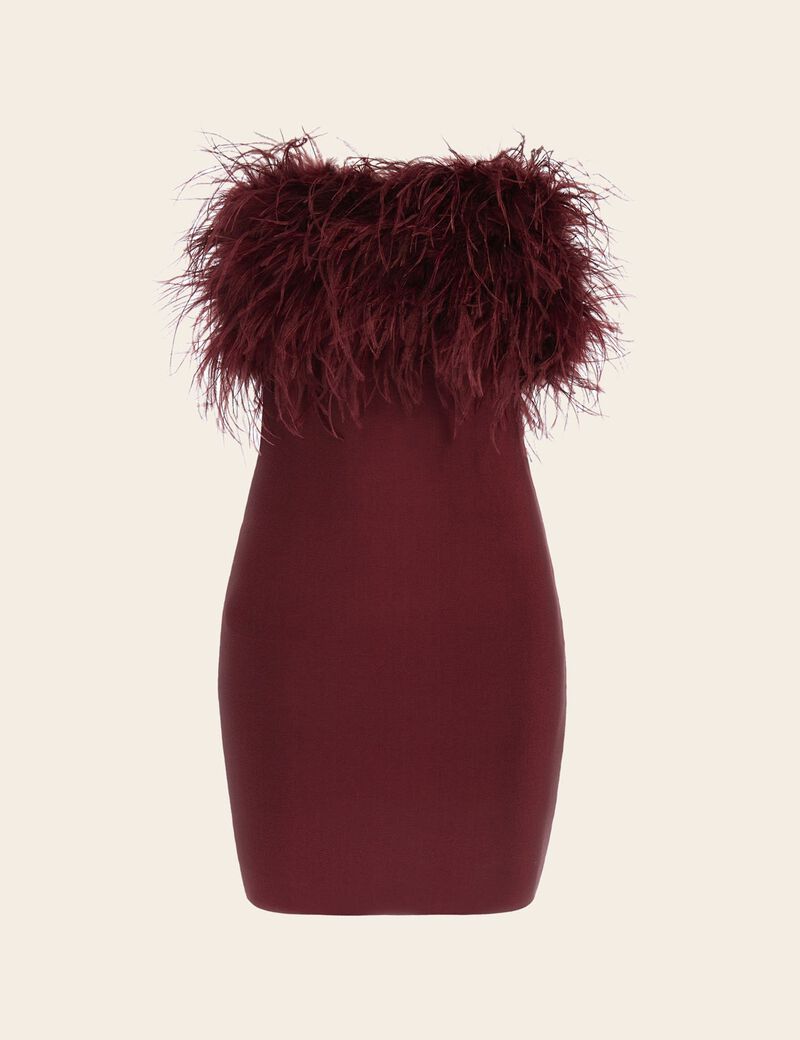 Marciano Feathers Mini Dress