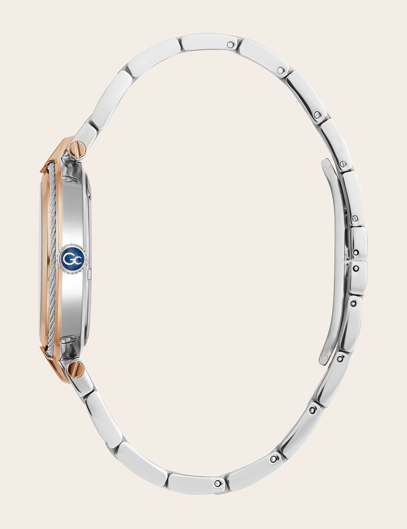 Gc steel analogue watch