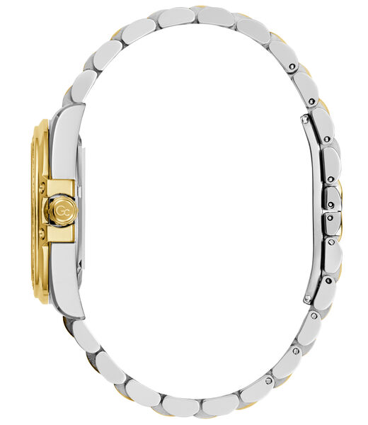 Gc Sportchic Women S 507 Mvmt Champagne Dail 10 Amt Silver Yellow Gold Stainless Steel Brct