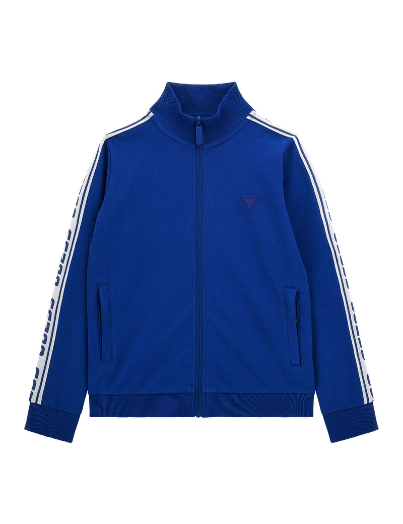 Zip fastening sweatshirt
