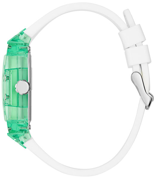 Mens White Green Multi-function Watch