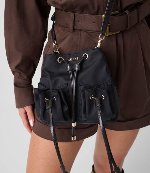 guess theodora bucket bag