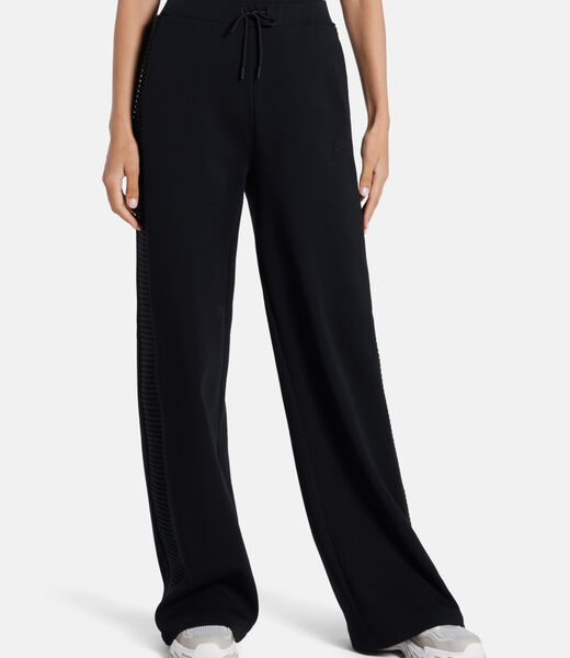 Wide-leg palazzo sweatpants