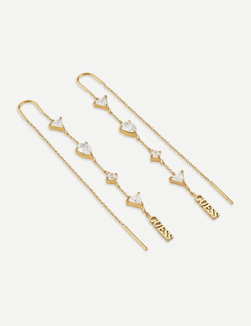 guess 75mm chain crystals pendants