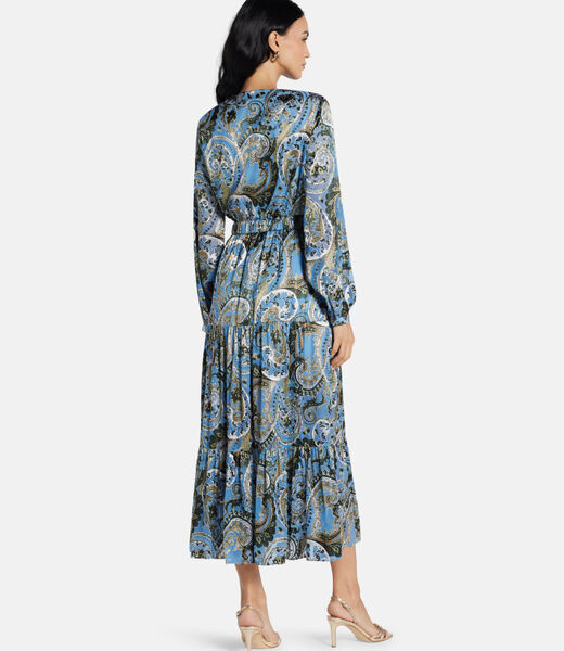 CLARISSE BELTED LONG DRESS