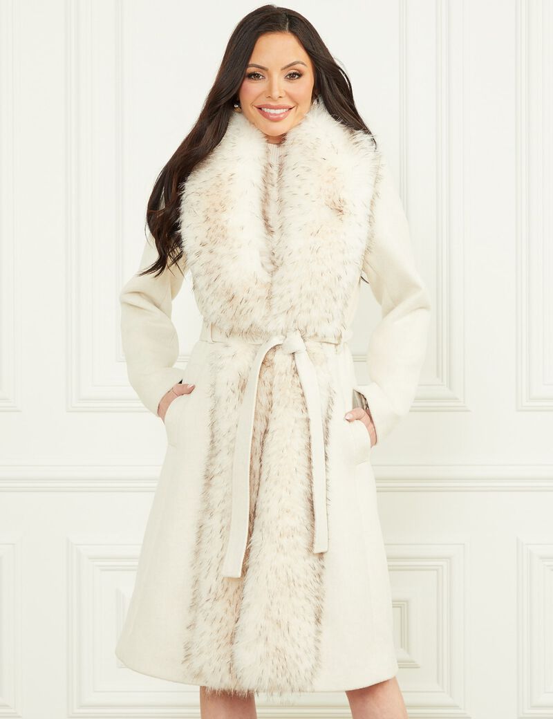 Marciano wool blend coat