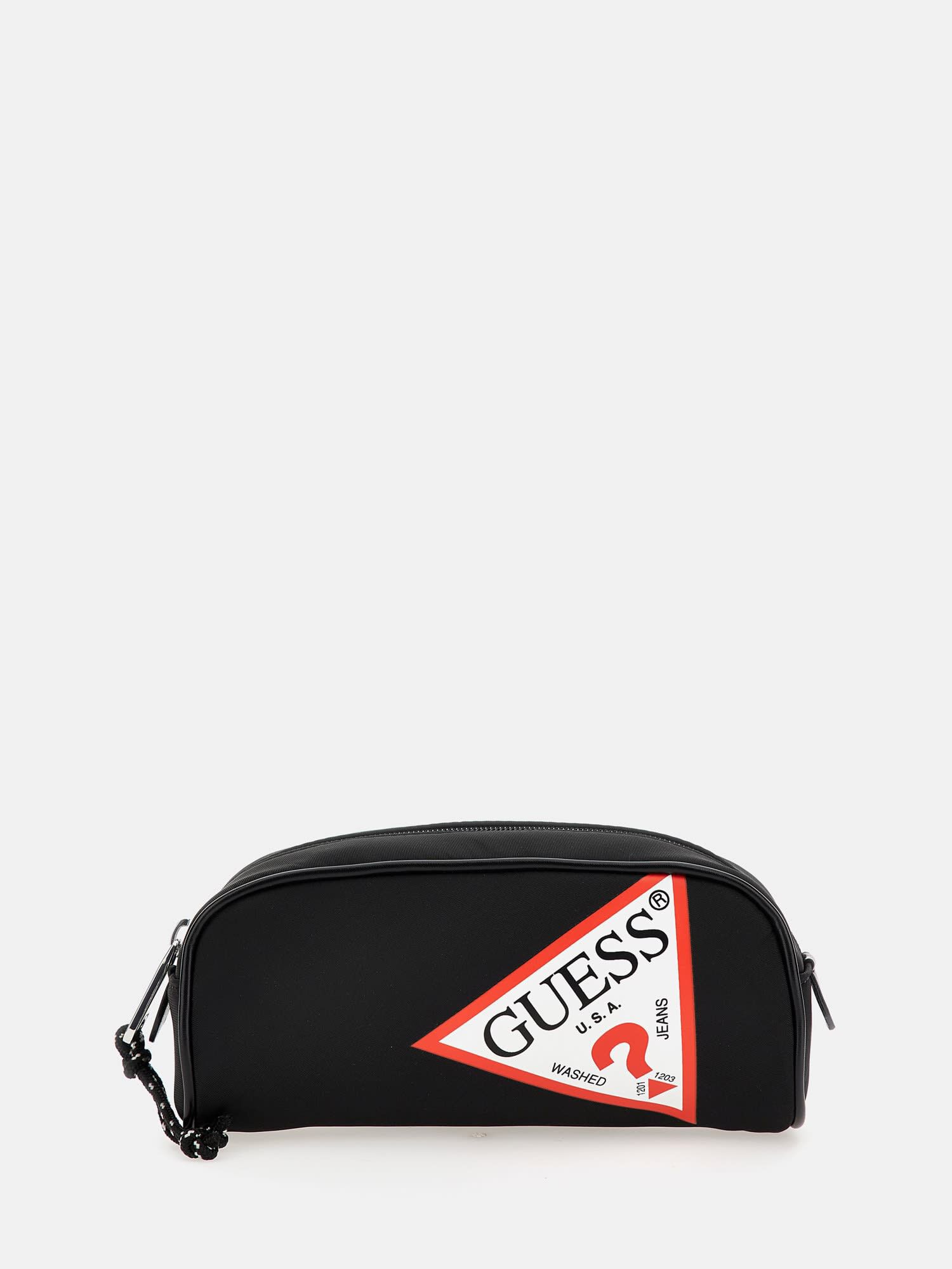Shop GUESS Online Triangle Logo Pencil Case