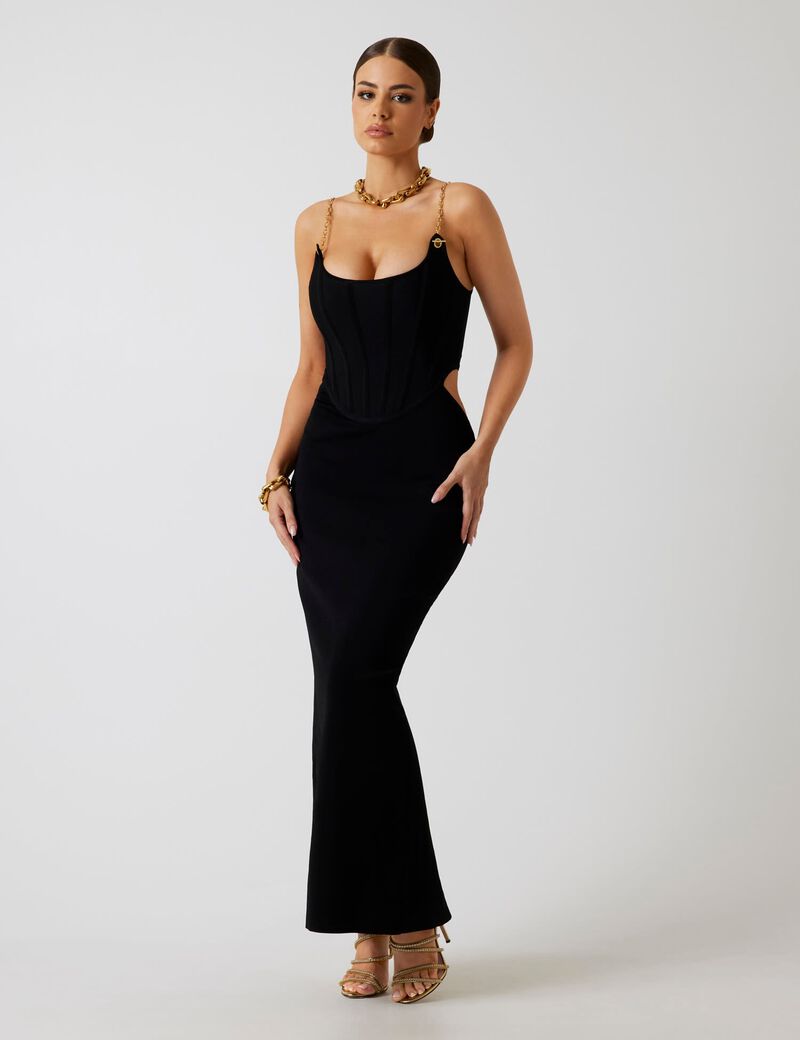 Marciano bandage long dress