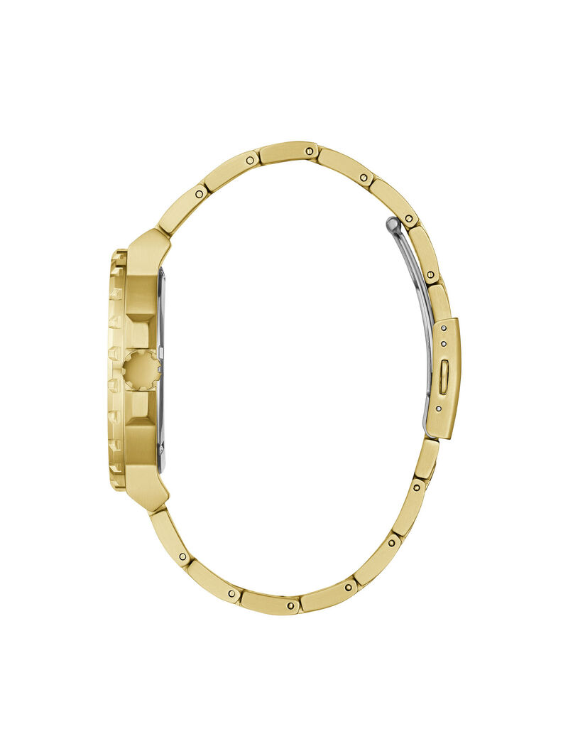 guess gold analog watch