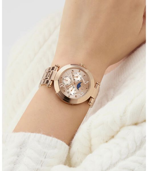 Gc TopChic rose gold metal watch