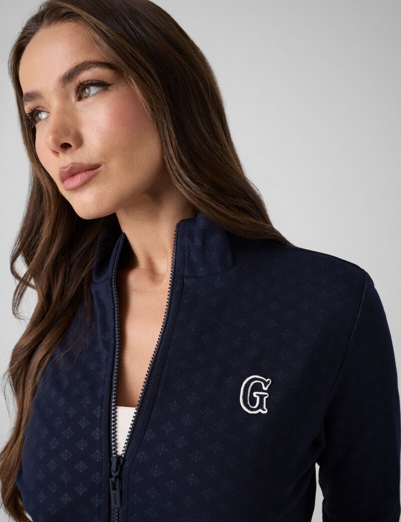 guess viscose blend sweatshirt
