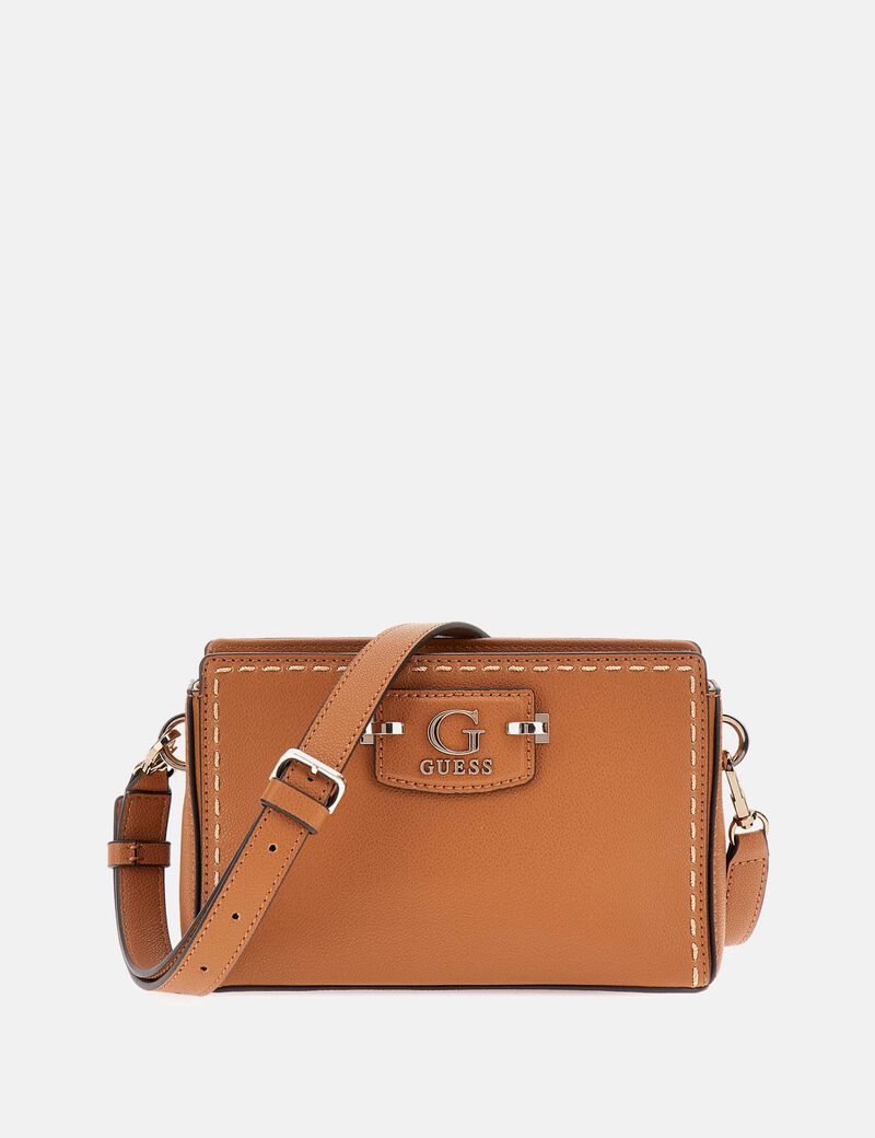 Nastra stitch-detail mini crossbody