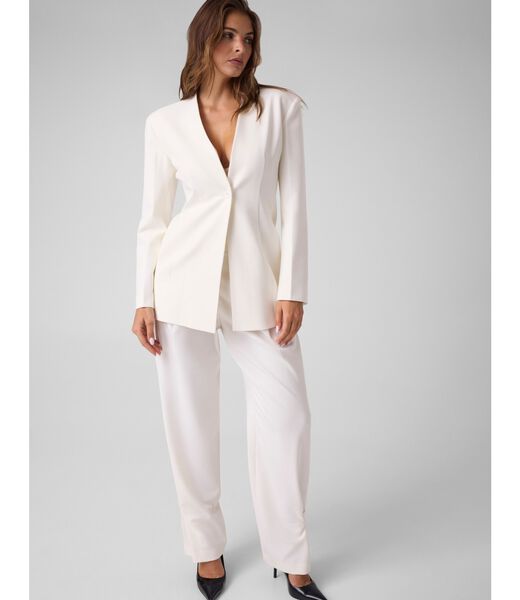 جيس leonie button structured blazer