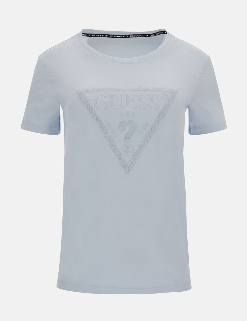 Embroidered Triangle Logo T-Shirt