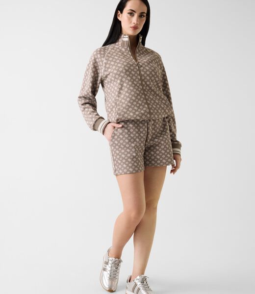 Full zip scuba sweatshirt