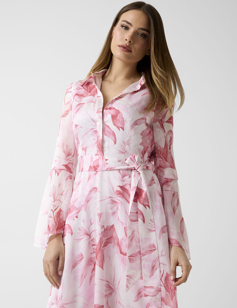 Laila Belted Long Dress