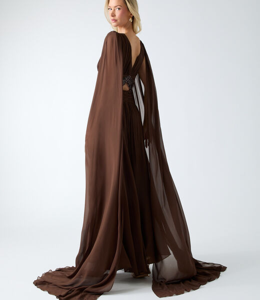 Marciano pleated maxi dress