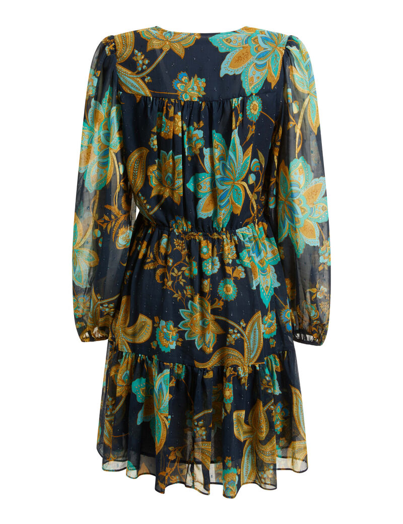 Multi-Colour Midi Dress