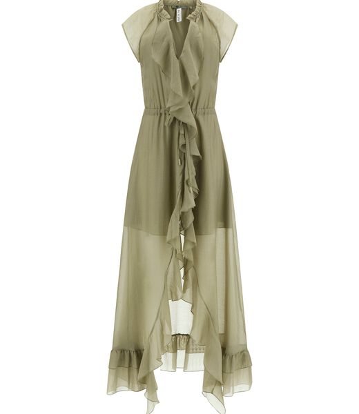 Ruffled Long Dress