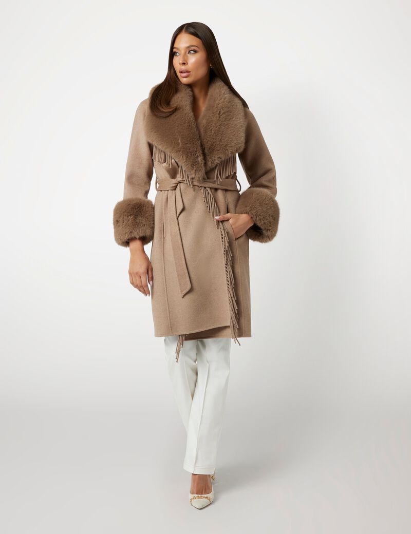 Marciano wool blend coat