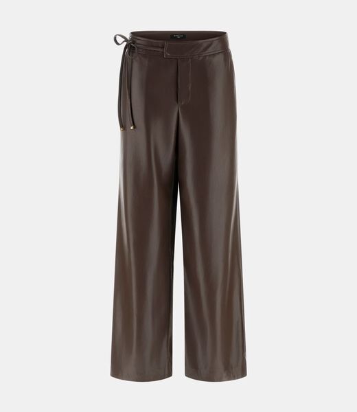Marciano faux-leather wide-leg pants