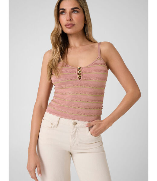 Striped knit top