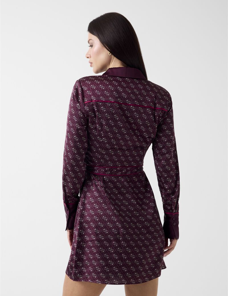 Blerta long sleeve chemisier dress