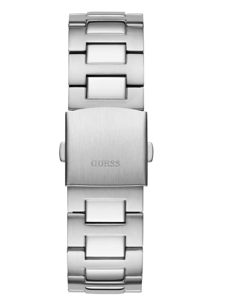 Mens Silver Tone Multi-function Watch