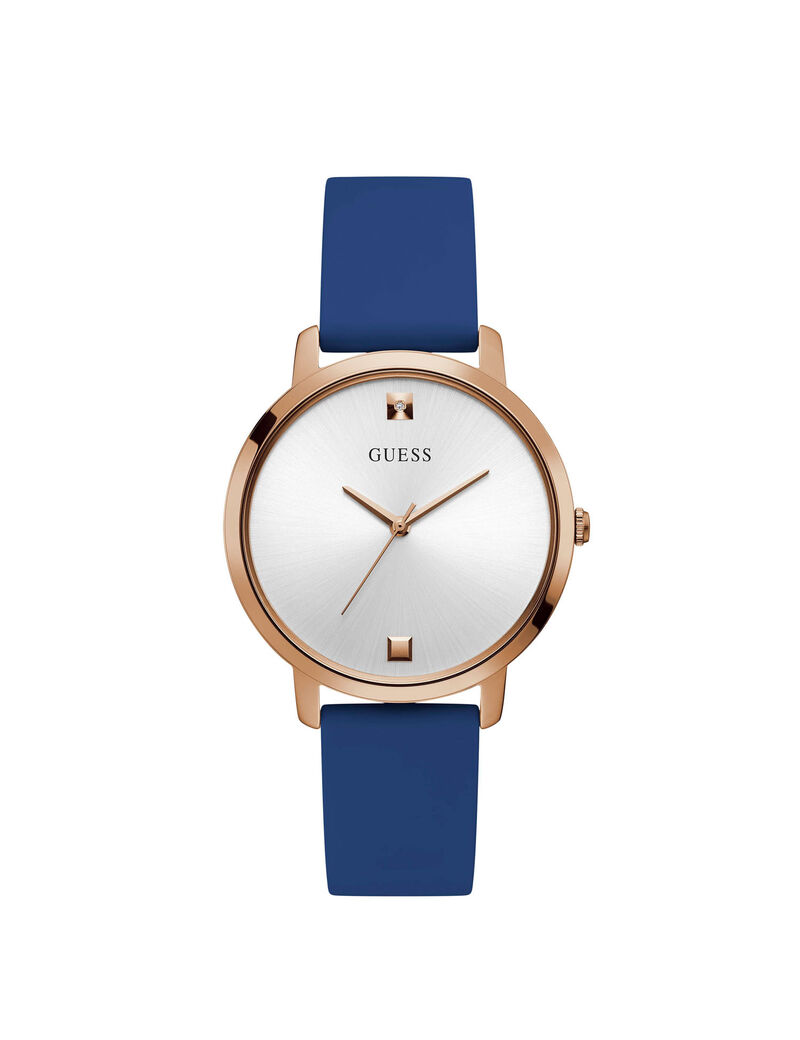 Rose Gold And Blue Ladies Watch