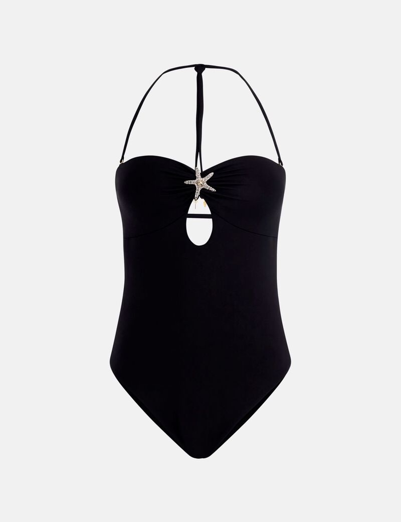 Starfish one-piece bandeau swimsuit