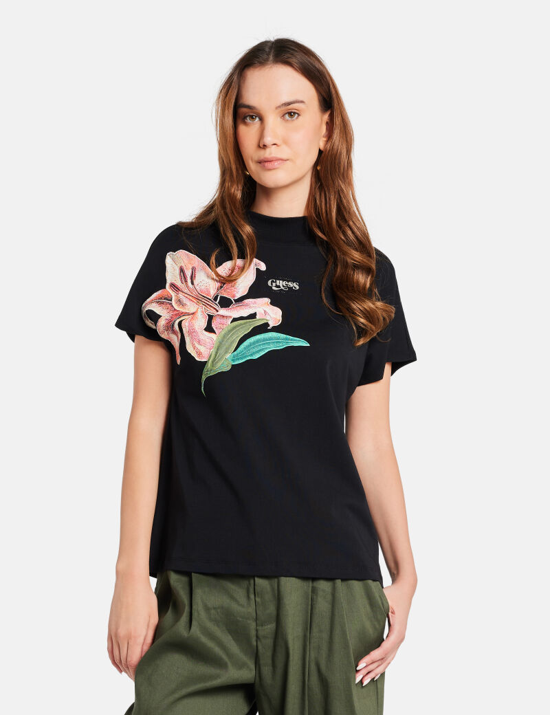 SL MOCK NK LILY TEE