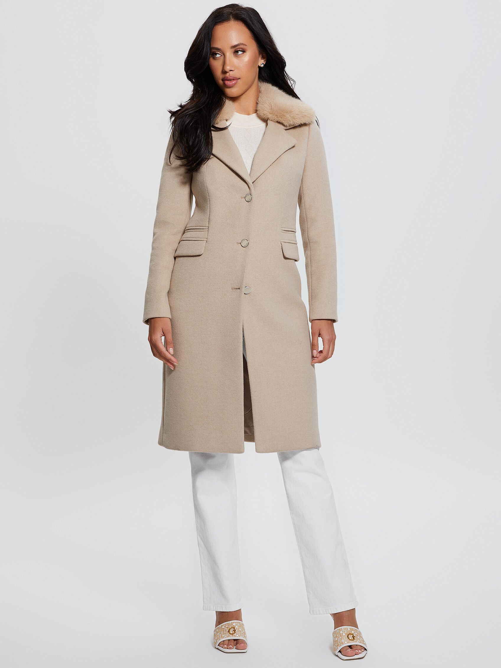 Wool Blend Coat