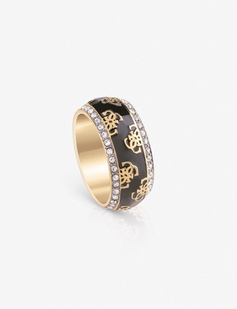 Women's 4G Black Loop Ring