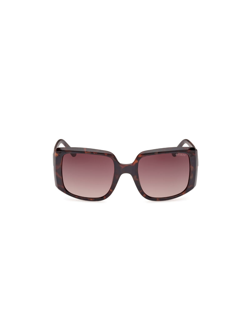 Injected Sun Glasses F Shiny Black Gradient Smoke