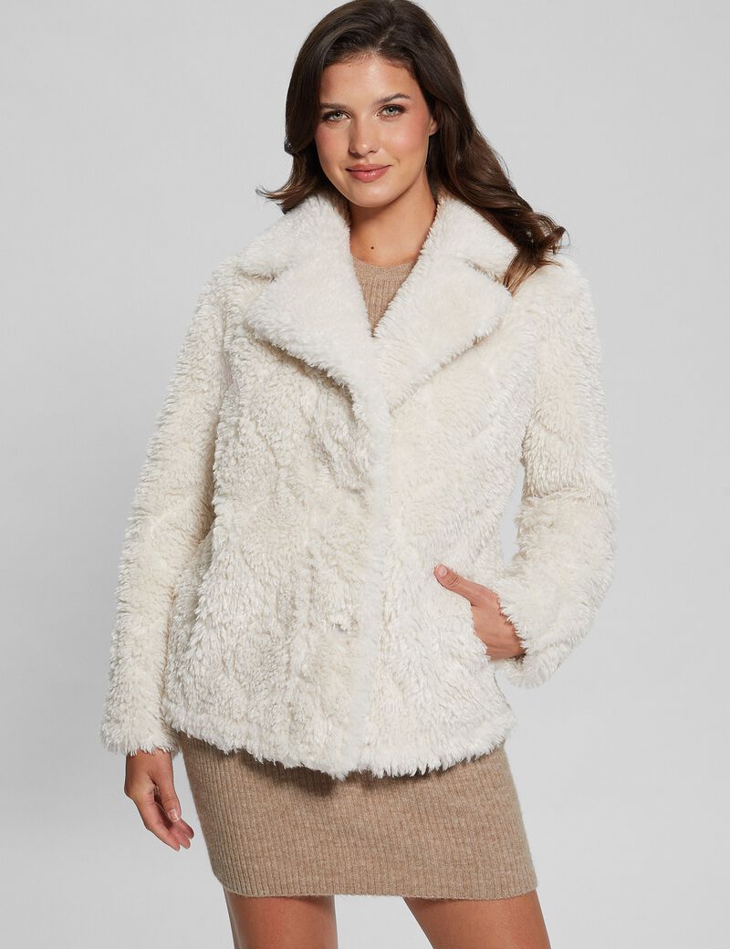 Faux fur jacket