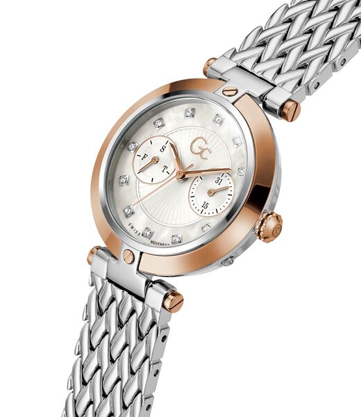 LW VOGUE 2T CS WHT DL 36.5MM QTZ SLV SS BRCT FW23