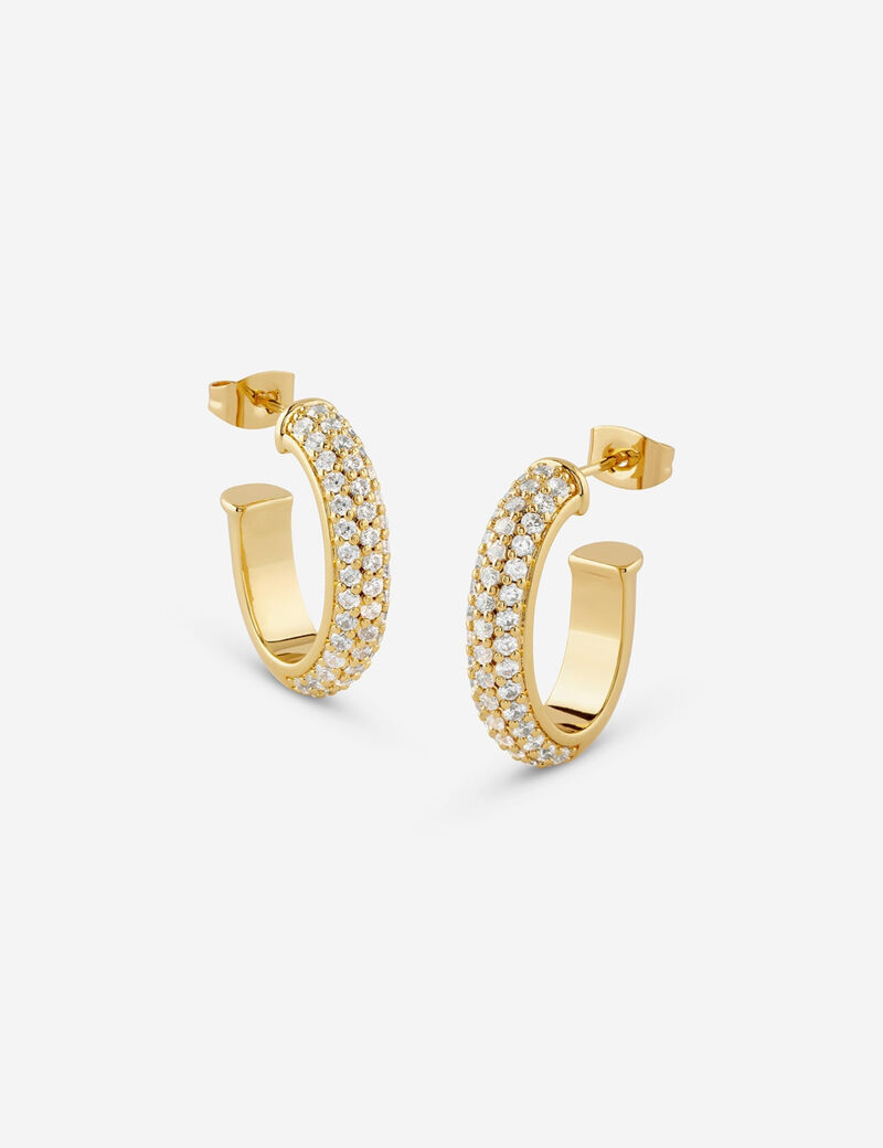 22mm essenza pave hoops