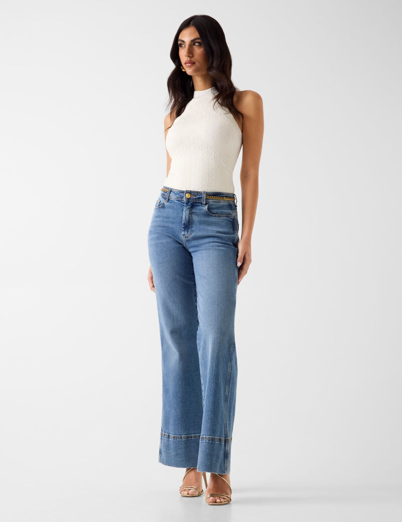 guess marciano halter neck sweater top